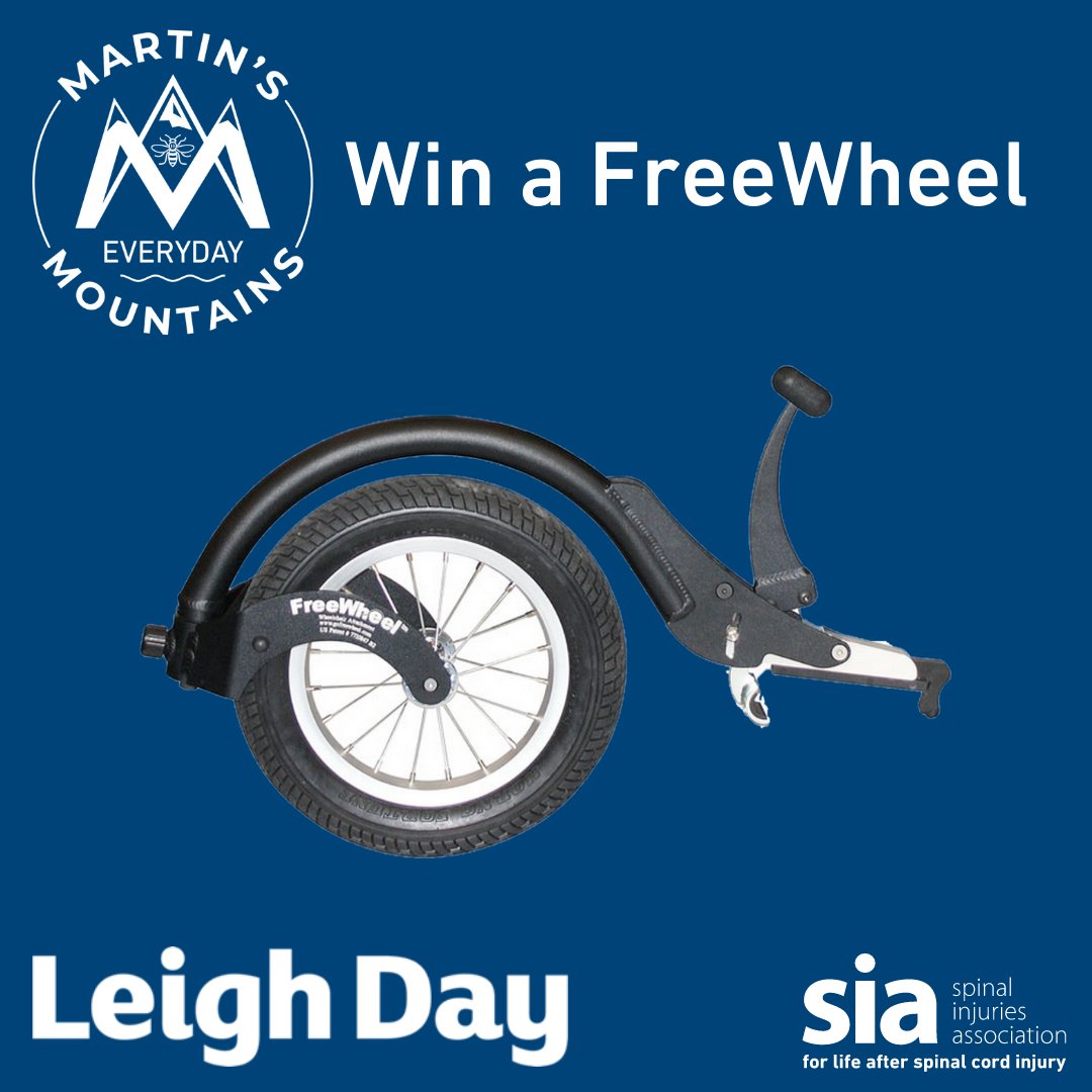 Freewheels can be attached to a manual day chair to help you tackle loose surfaces, cobbled streets, or anywhere where your castors would impede your progress.

Thank you to <a href="/LeighDay_Law/">Leigh Day</a> for providing this fantastic #EverydayMountains prize!

Enter now: spinal.co.uk/news/everydaym…