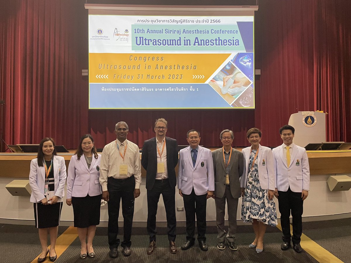 KalagaraHari's tweet image. A pleasure to be part of this great #POCUS 🇹🇭 &amp;amp; #regionalanesthesia event. 
Thx 🙏 Dr Suwimon @SuwimonTang &amp;amp; #siriraj team for a phenomenal organization and outstanding hospitality. 
The most memorable event with academics &amp;amp; fun #phuket ,should be a role model for future events.