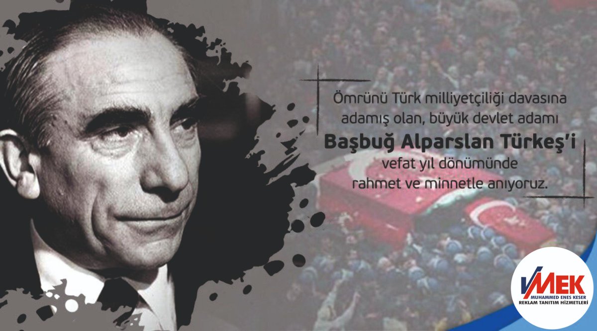 AgaogluMEK's tweet photo. Türkün en önemli vasfı teşkilâtçılığıdır. 
Başbuğumuz Alparslan Türkeş’i vefatının 26. Yıldönümünde saygı ve rahmetle anıyorum.
#alparslantürkes #basbug #basbugtürkeş #mhp #milliyetçihareketpartisi #ülküocakları https://t.co/YxmSDSu6PB