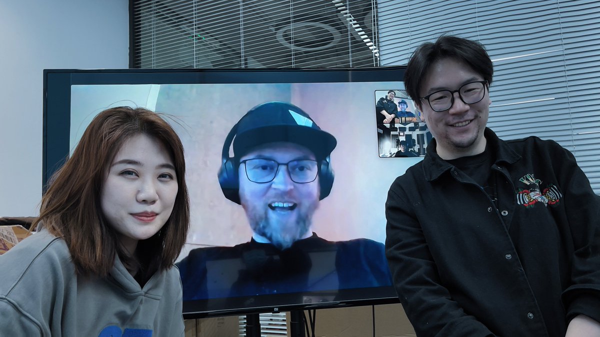 Lu Chen (@luluchen0326) on Twitter photo Nice to e-meet with "TVman" <a href="/yuuhaw/">▼ Juha Vainio ▼</a> after 4 years, lol!🥳 The gaming industry has undergone big transformations, but our commitment to creating high-quality narrative games has never faltered. Huge shoutout to Juha for his amazing contributions to Control, and cheers to KARMA! Nice to e-meet with "TVman" <a href="/yuuhaw/">▼ Juha Vainio ▼</a> after 4 years, lol!🥳 The gaming industry has undergone big transformations, but our commitment to creating high-quality narrative games has never faltered. Huge shoutout to Juha for his amazing contributions to Control, and cheers to KARMA!