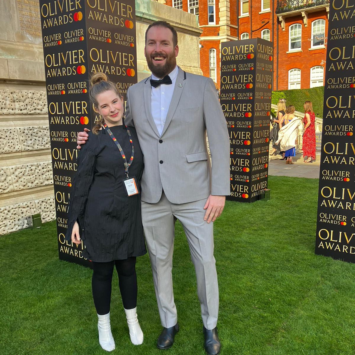 Just a lil Sheffield boy celebrating #StandingAtTheSkysEdge last night at the Olivier Awards - there's an army of people @CrucibleTheatre who weren't there, but this show belongs to them. #MadeInSheffield