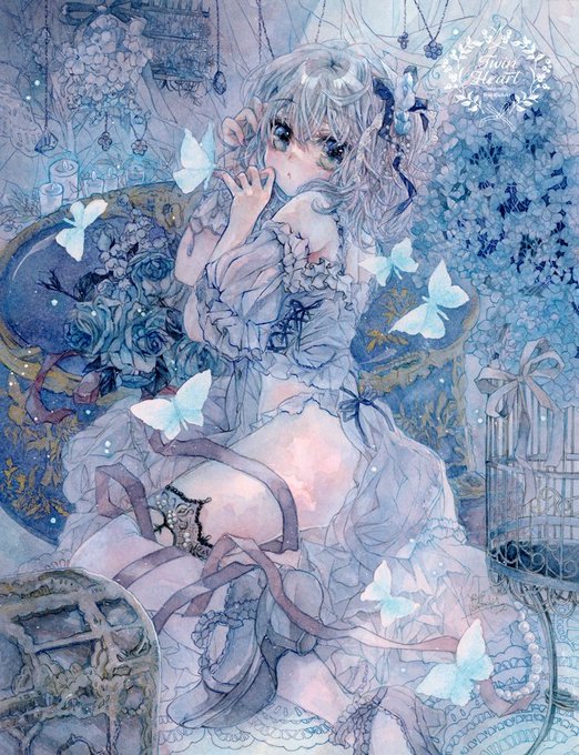 #春だからクリエイターさんの蝶々がみたい
透明水彩