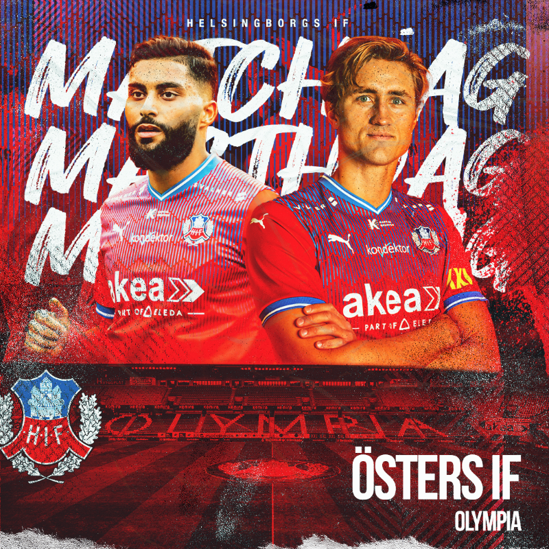 HelsingborgsIF's tweet photo. ＰＲＥＭＩÄ ＲＤＡＧ

Som vi längtat och nu är den äntligen här, premiärdagen. Klockan 19:00 tar vi emot Östers IF på Olympia och över 8 500 biljetter är sålda. Mot tre poäng!