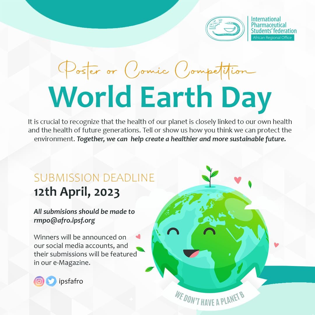 IPSFAfRO's tweet photo. "Let your imagination spiral and unleash your creativity with our poster or comic competition!.🤩

It is crucial to recognize that the health of our planet is closely linked to our own health and that of future generations. https://t.co/sHhanmdftT