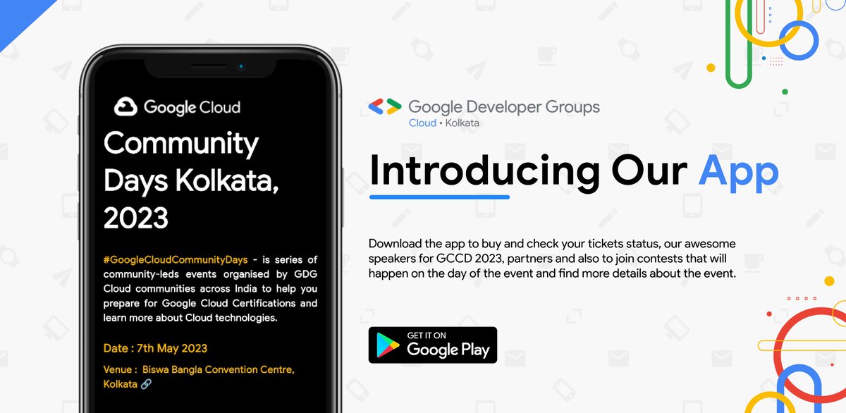 Get ready to use the Google Cloud Community Day Kolkata 2023 mobile application, which has exclusive features and ease of accessing everything at your fingertips! 
Download now from the Google play store - 
play.google.com/store/apps/det…

#GCCDKol #GCCDKol23
