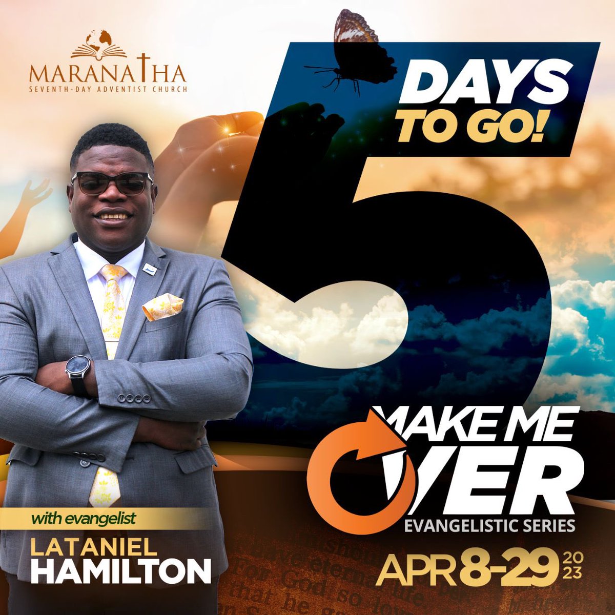5 more days to go!
#makemeovergospelcrusade