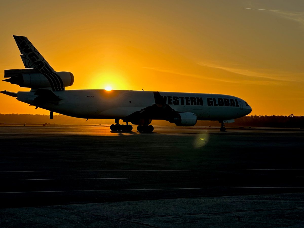 Who else loves #SWFL #sunrises and #MD11's?