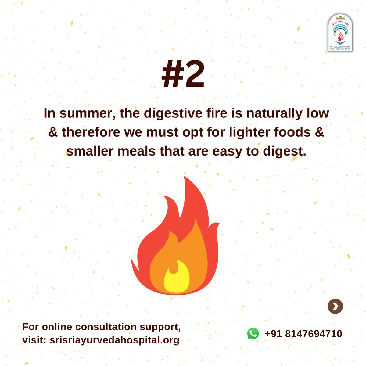 SriSri_Hospital's tweet photo. Summertime is upon us, which means warmer weather, longer days, &amp; more opportunities to get outside &amp; enjoy all that nature offers. But it also comes with its own set of challenges. Checkout these health tips that help you make the most of your summer while staying healthy. https://t.co/cHF8baYZVz
