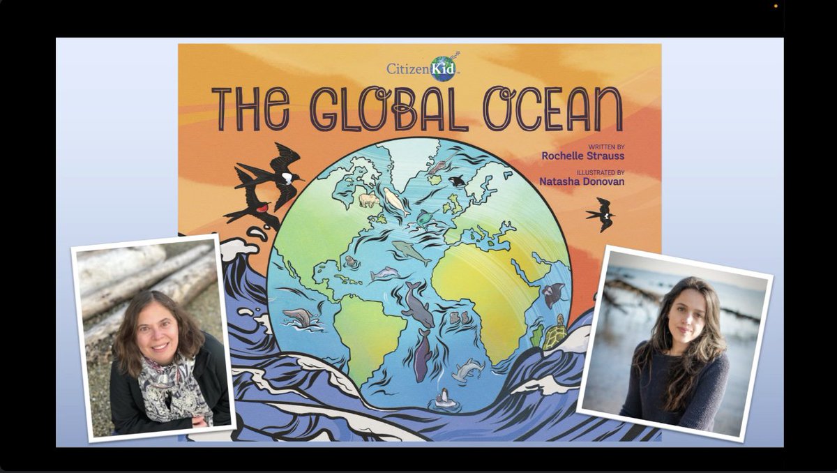 Thank you to author @rochellestrauss  and illustrator @natashamdonovan for joining us this morning to kickoff #ocsbEarth month and honour World aquatic animal day! Over 1900 students from @OttCatholicSB joined our chat this am!  Every elem school in OCSB has received their book!