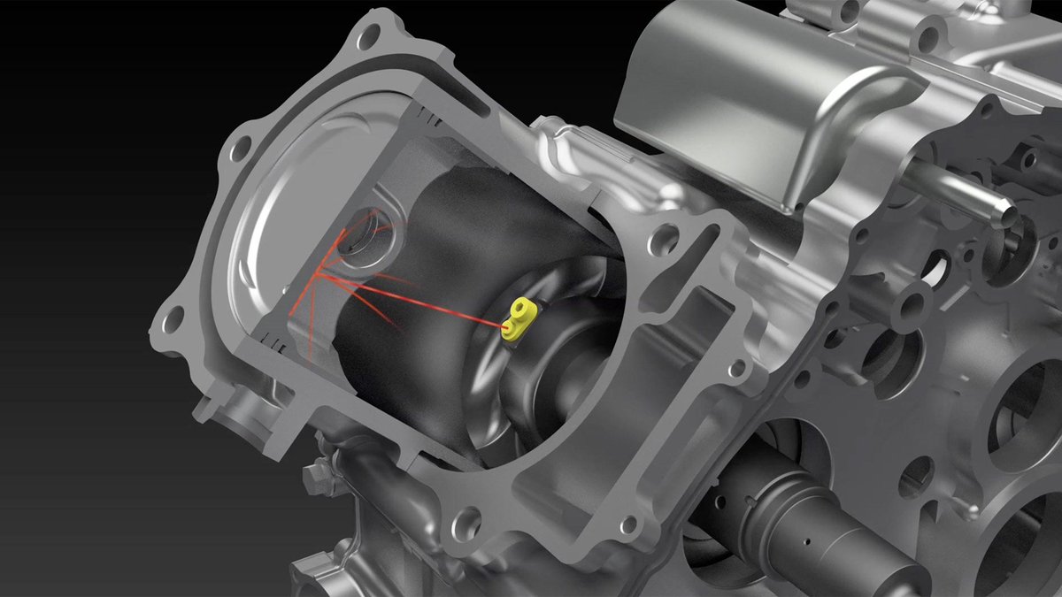 SuzukiATVsUK's tweet photo. The piston oil jet on the crankcase on our KingQuad ATVs sprays cooling oil on the underside of the piston. This increases durability by cooling the piston and increasing lubrication.

#SuzukiATV #atv #allterrainvehicle #4x4 #quad #quadbike #kingofquads👑 #TechTuesday https://t.co/urAMgzEY5w
