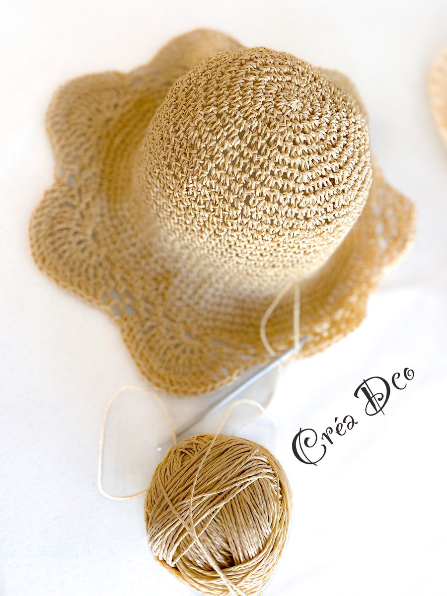 #crochetinspiration #creationfrancaise #creationartisanale #creationunique #bandeaucheveux #bandeau #chapeau #chapeaudepaille