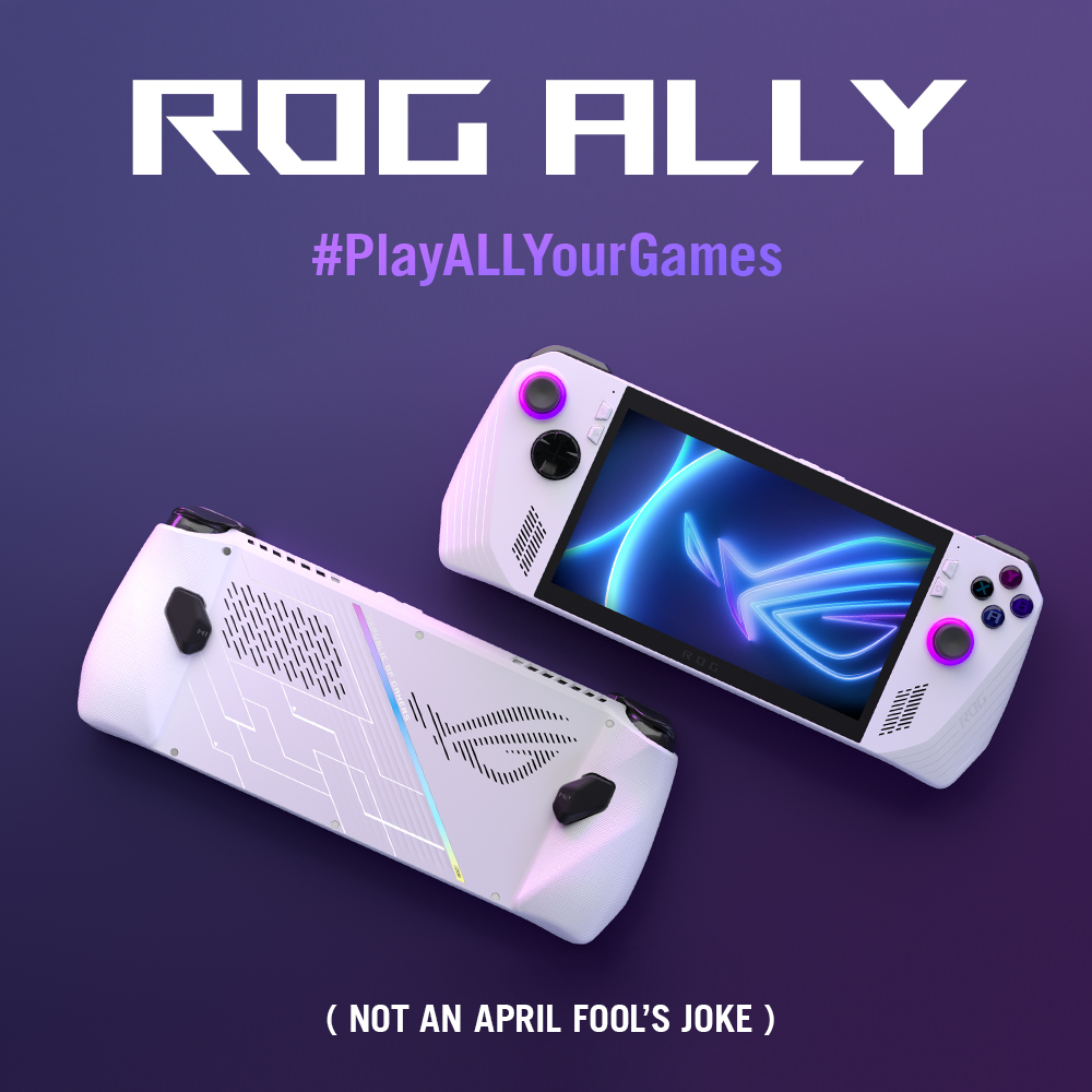 ASUS_ROGNA's tweet image. It’s real!
Stay tuned for more 👀

#ROG #ROGALLY #PlayALLYourGames