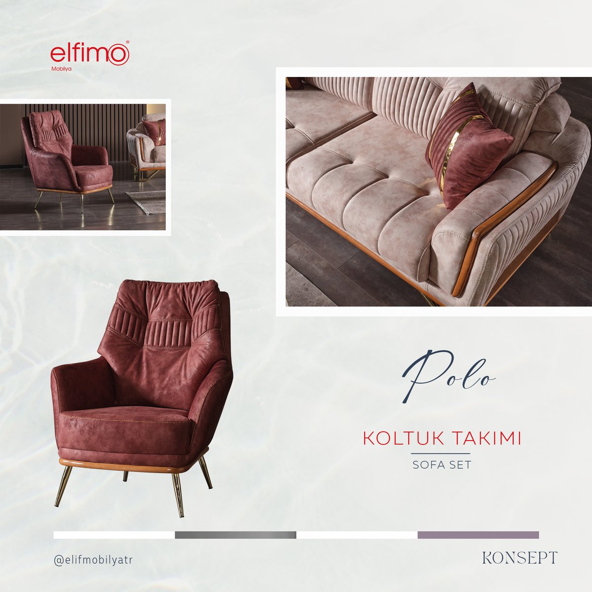 Polo KOLTUK TAKIMI

#elfimo #elfimotr #elfimomobilya #mobilya #kayseri #polo #koltuktakımı #salontakımı #koltuk