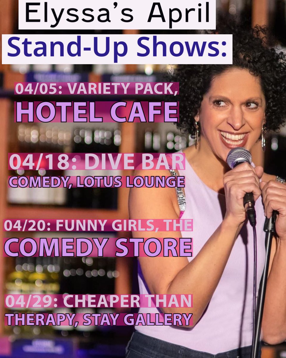 ElyssaMP's tweet photo. Come on out &amp; see me sometime! Link for all tix in my bio. If they sell out before you get yours, just remember we had this conversation. Buy me a jar of peanut butter and maybe we can work it out. 😛
#WhyImStillSingle https://t.co/IZQfPmD2Fy