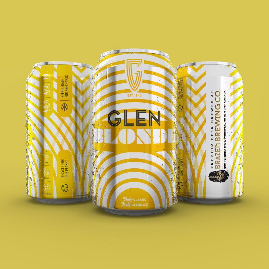 Introducing the new Glendale Signature Beer - GlenBlonde brewed by Brazen Brewing Co. ! #enjoyglendale