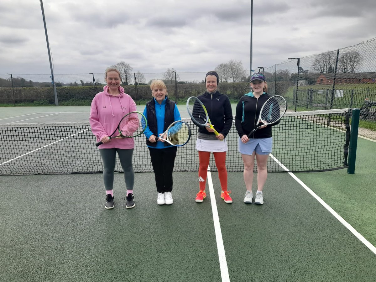 kempseytennis's tweet photo. Well done to @kempseytennis Ladies B with a 3-1 win against Bodenham on Sunday. A big thank you to the players from both clubs who played at short notice after the match was cancelled 2 days earlier due to heavy rain. https://t.co/pOSazP04uf