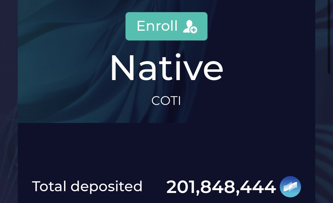 PrincePratapS_'s tweet photo. Over 200 million $COTI locked in #gCOTI campaign so far!

Besides petty hiccups for some users that happened due to such a huge unexpected volume, the campaign has been a BIG success🥂

Early bird bonus was filled within 16 seconds!

The campaign is still live for next 14 days😉 https://t.co/ON2EeVX8IL