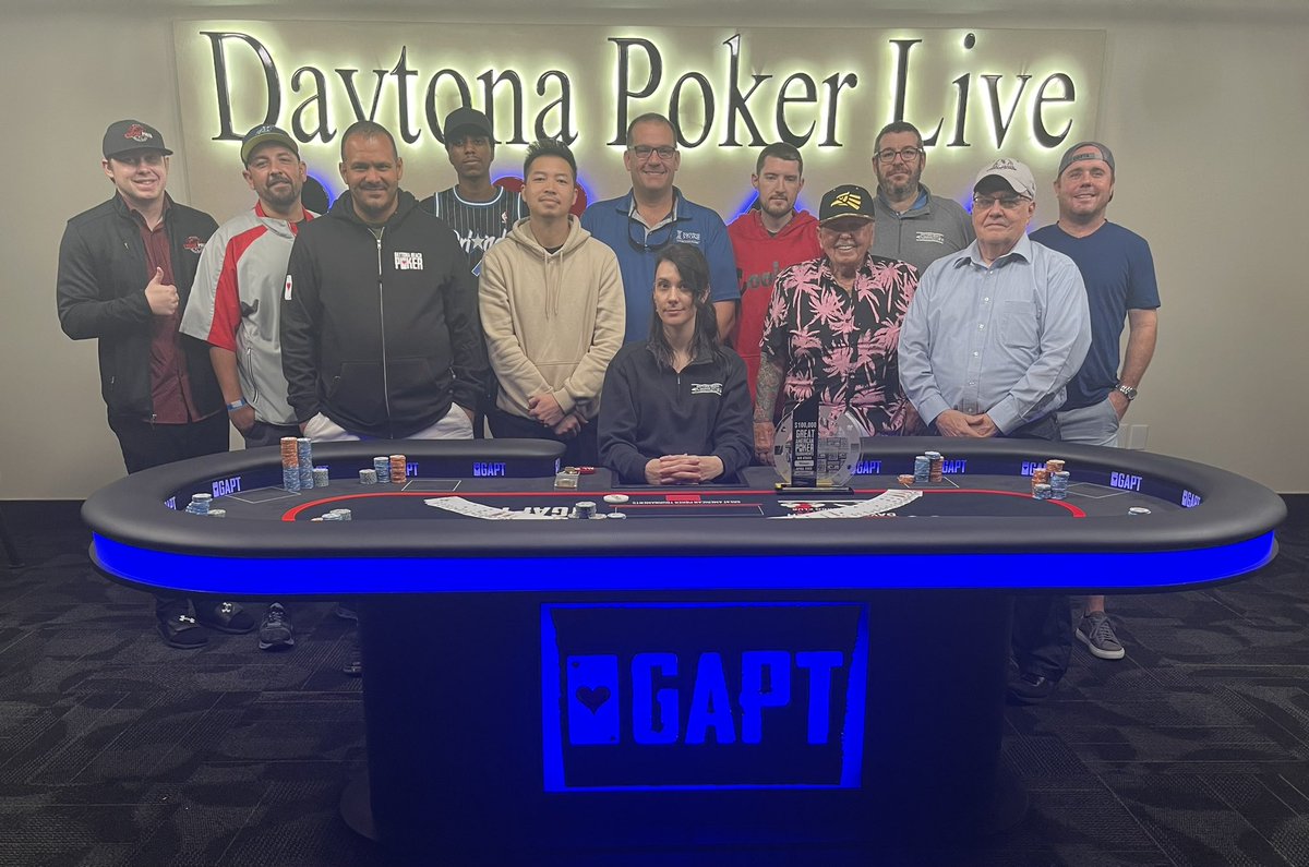 Final Table @DBKCandPR 
$28,672 + 🏆 for first place
Live Stream Happening now with 
<a href="/Unger47/">Ryan Unger</a> <a href="/FischlKyle/">Kyle Fischl</a> 

FB:  fb.watch/jGQKP_fQWN/?mi…

Tw: twitch.tv/daytonapoker