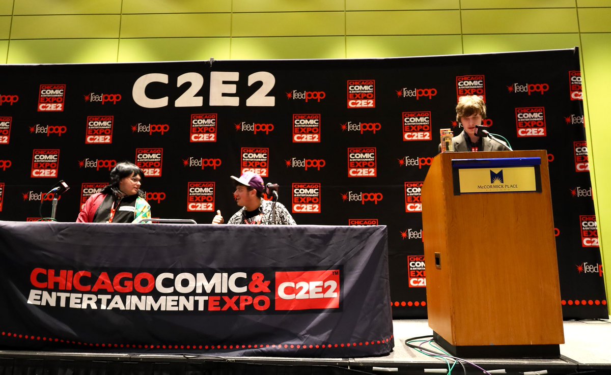 comics_teacher's tweet image. Took 25 students to C2E2 on Friday. 15 of them were on panels that they developed. 

Give your students experiences outside of the classroom! They will be better for it.
#c2e2 #olchspride