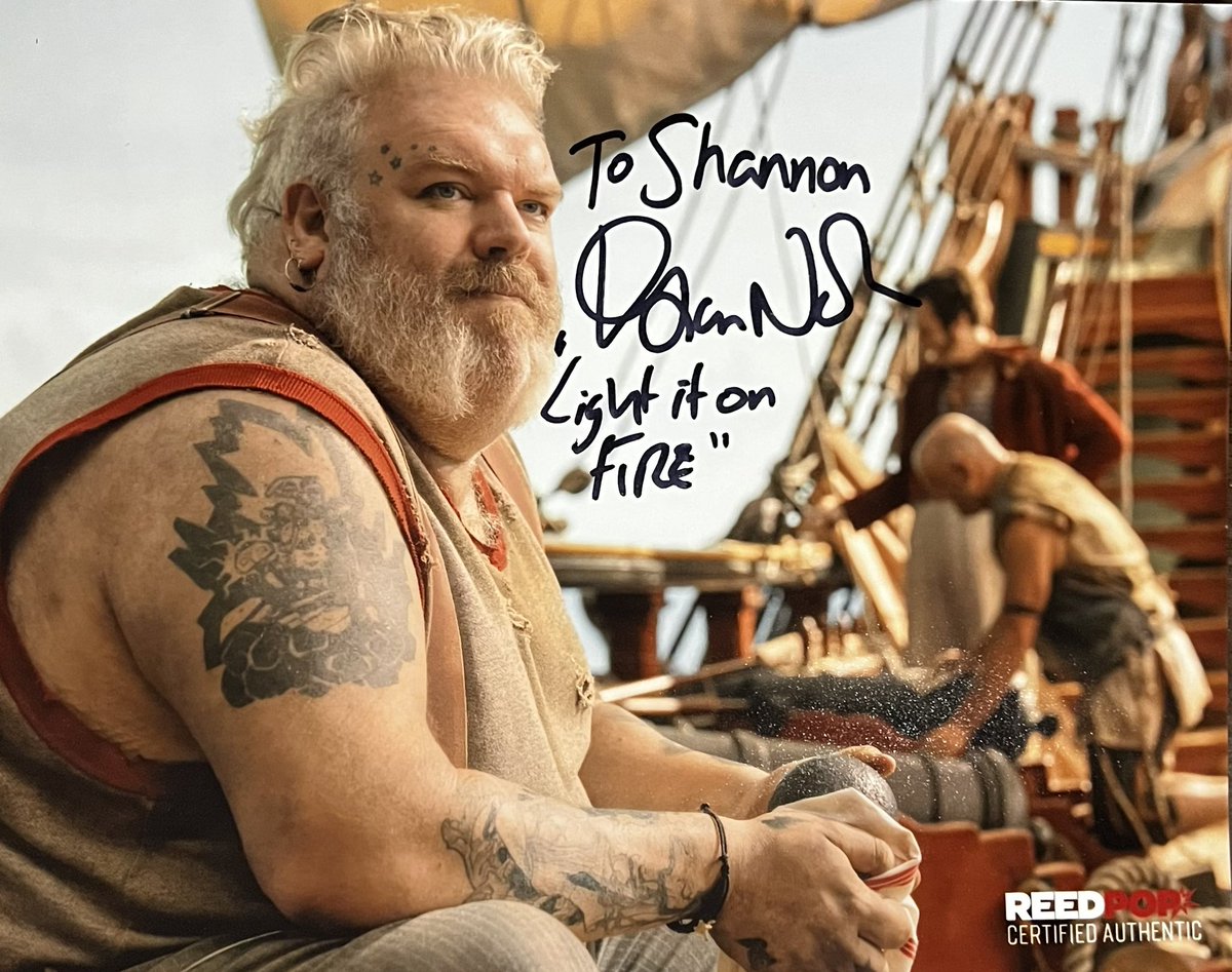 Goldenazriel's tweet photo. Met @KristianNairn Thanks for talking to me about our various tattoos. I love to talk ink. Canโt wait to see you next time in Miami & thank you for the amazing interaction. #OFMD #C2ECrew #WeeJohn https://t.co/GJaH86S1wX