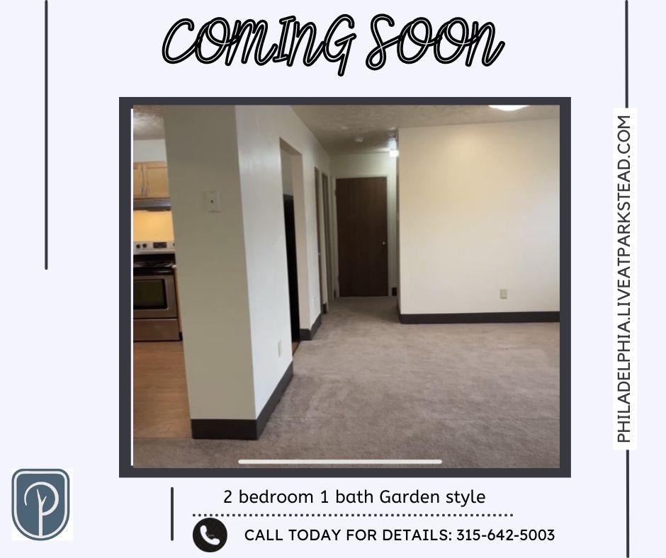 Parkstead_Phil's tweet photo. Looking to moving in soon ? We will be having a 2 bedroom 1 bath Garden style apartment coming available soon. Give us a call to lock in your new home today!
#parksteadphila #MoveInSoon #rentoday #Community https://t.co/VZjqnA4UTE