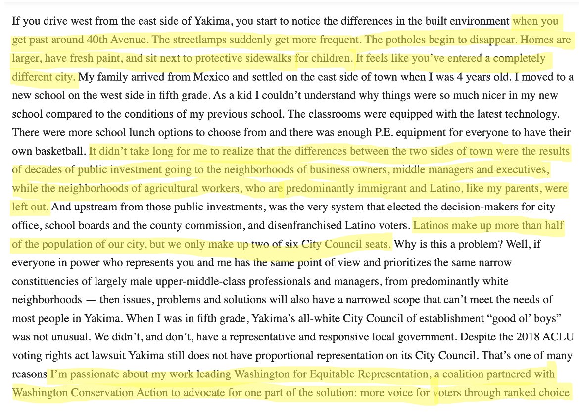 Kamau (@kamaumaumau) on Twitter photo great op-ed from @KeniaPeregrino on the source of inequality in Yakima, and how <a href="/representingwa/">Washington for Equitable Representation</a> is working with <a href="/wa_conservation/">Washington Conservation Action</a> on electoral reforms that could level playing field for working class Latinos in the east side yakimaherald.com/opinion/guest-… great op-ed from @KeniaPeregrino on the source of inequality in Yakima, and how <a href="/representingwa/">Washington for Equitable Representation</a> is working with <a href="/wa_conservation/">Washington Conservation Action</a> on electoral reforms that could level playing field for working class Latinos in the east side yakimaherald.com/opinion/guest-…