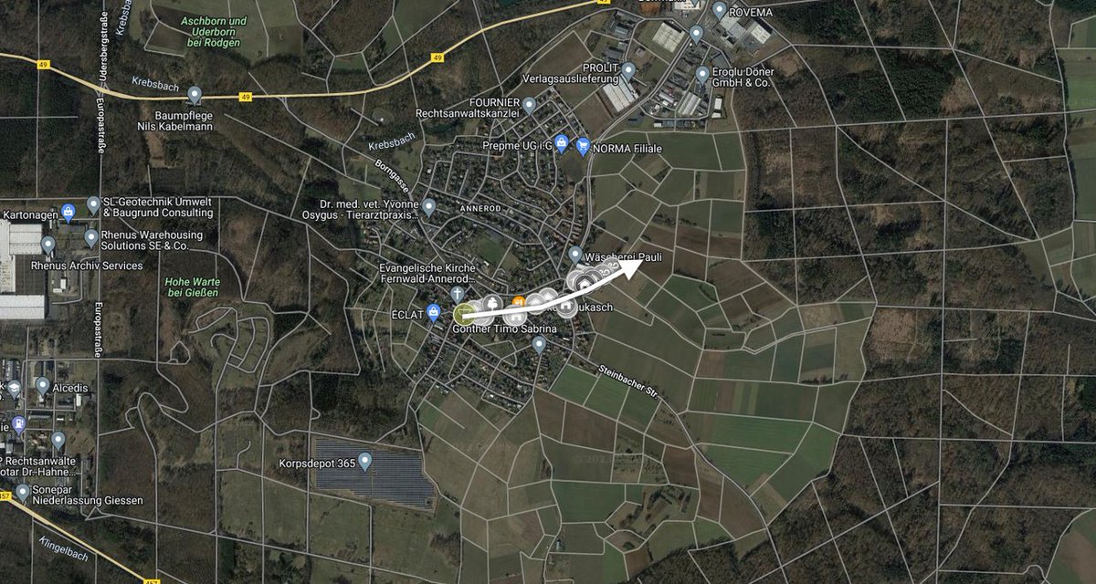 TorKUDde's tweet photo. 🟢 #Tornado in Annerod:
Am 26.03.2023 sorgte ein Tornado in #Annerod bei #Fernwald (#Hessen) für einige Schäden entlang einer mindestens 0.65 km langen Schneise. Mindestens 14 Dächer wurden beschädigt. Der Tornado wurde gefilmt.
⬇️ Mehr in der Analyse:
https://t.co/Y98KL8fla9 https://t.co/GP0iWlyUqb