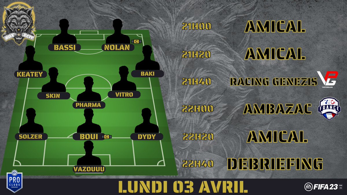 Début de saison en <a href="/VPGFrance_/">VPG France</a> &amp; <a href="/SwissVPG/">VPG Switzerland 🇨🇭</a> 
Bon match à tous ! 
Vamos BDX XCIV 💪🔥🔥