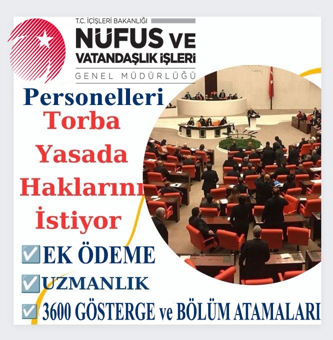 #NüfusPersoneli olarak yetiştirilen nüfus ve vatandaşlık bölümü mezunlarına atamada öncelik verilsin