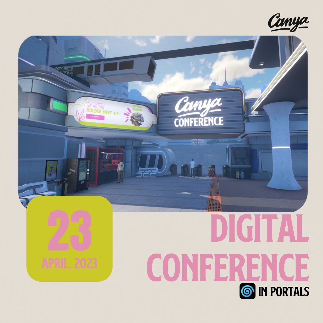 🌐 Prepare to be amazed as we unveil the future of conferences! We will dive into the next dimension of networking by using @_portals_!
Get ready for a new experience very soon.

Join us for our public #DigitalConference!

🗓️ 23rd of April