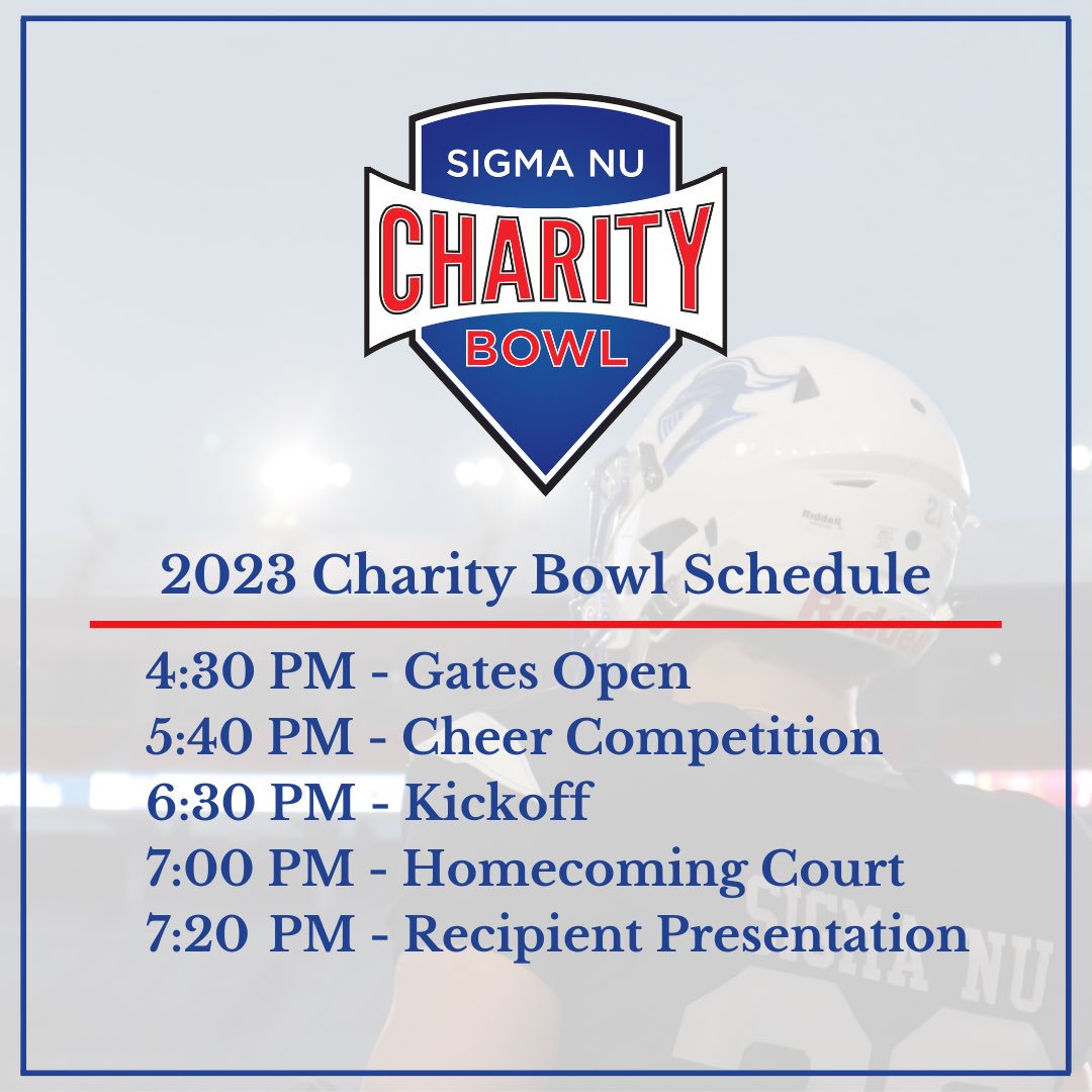 Wednesday night’s Charity Bowl matchup has been moved to Tuesday, April 4th (tomorrow) due to forecasted inclement weather.