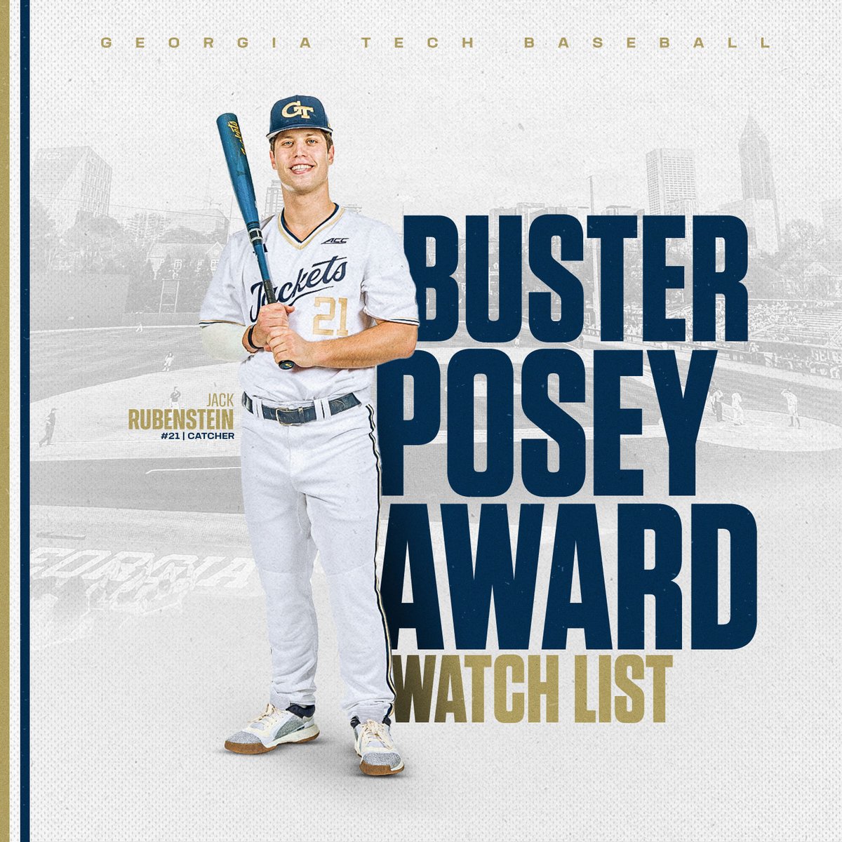 𝐁𝐔𝐒𝐓𝐄𝐑 𝐏𝐎𝐒𝐄𝐘 𝐀𝐖𝐀𝐑𝐃 𝐖𝐀𝐓𝐂𝐇 𝐋𝐈𝐒𝐓

No surprise here, <a href="/jruby14/">Jack Rubenstein</a> has been named to the watch list for catcher of the year 😤

#WreckHavoc | #CatcherU