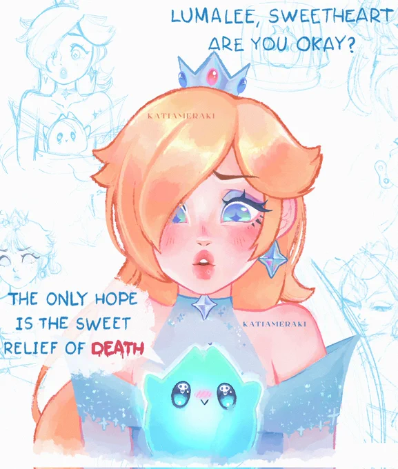 Imagine if Rosalina went to save Luma from Bowser #SuperMarioBrosMovie #SuperMarioMovie 