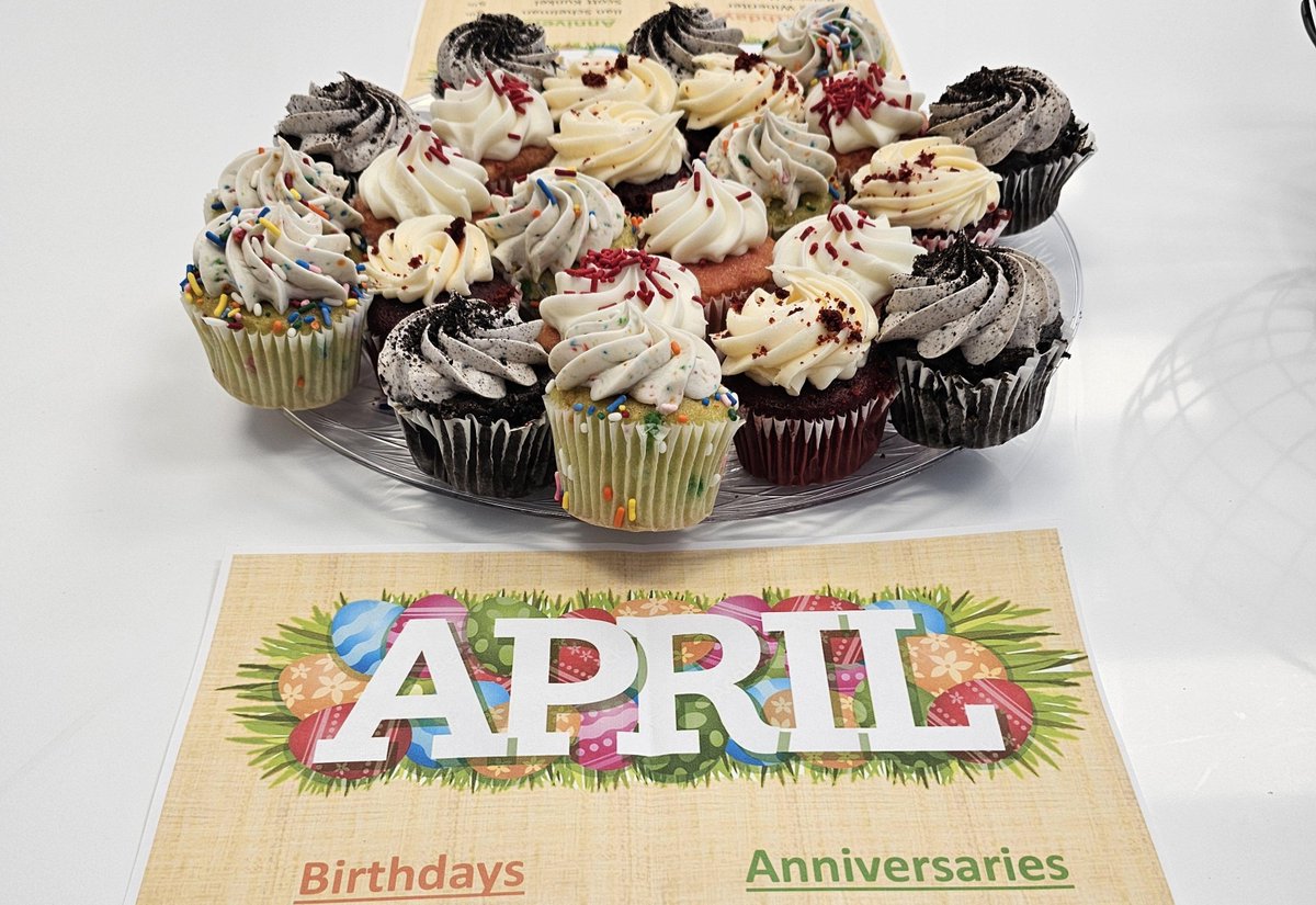 Celebrating our April Birthdays and Anniversaries with something sweet!

We are so thankful to be able to celebrate with our ADL Family!