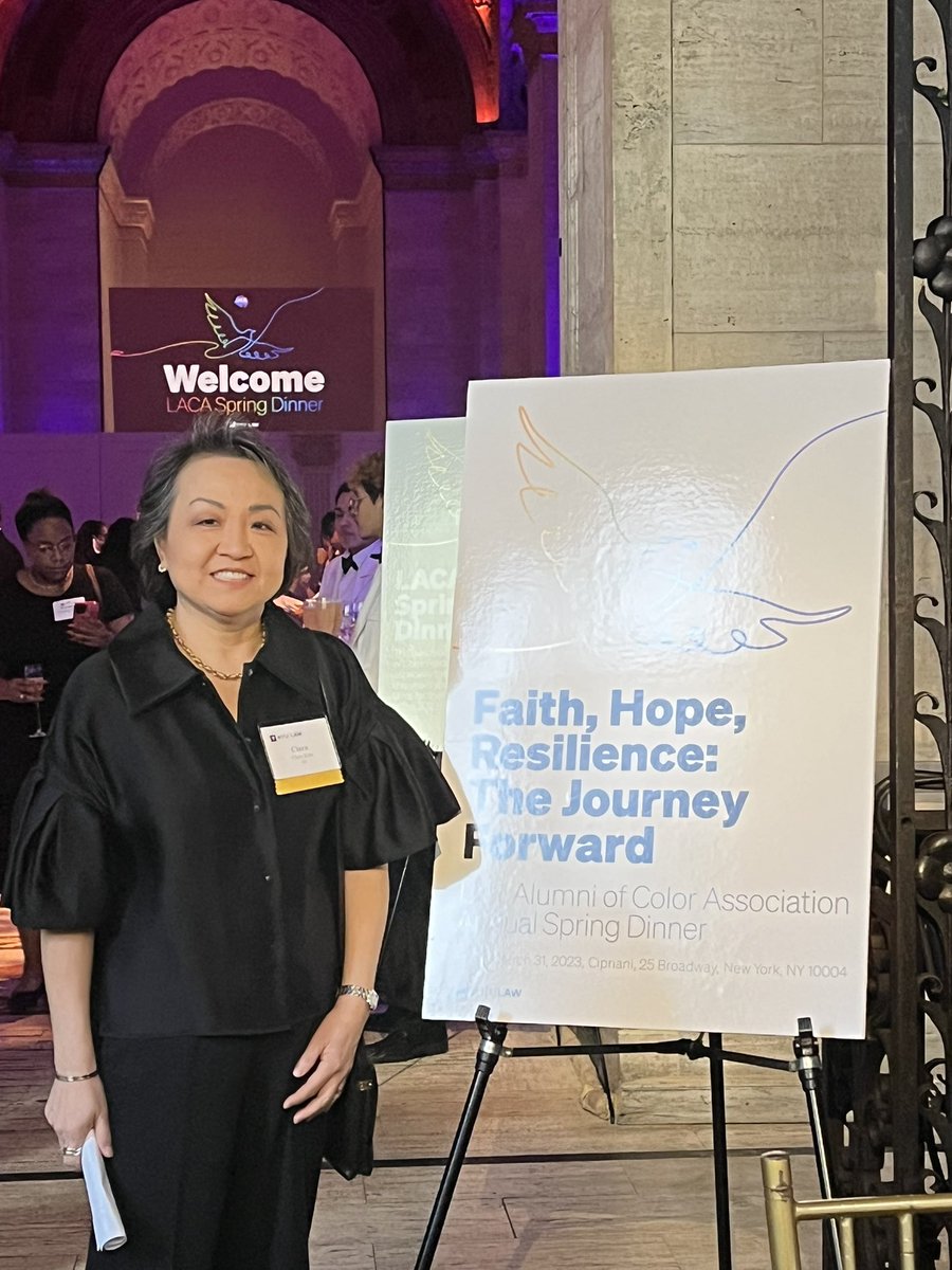 Congrats to ASCAP EVP Chief Legal &amp; Business Affairs Officer Clara Kim for being honored by NYU Law 💜