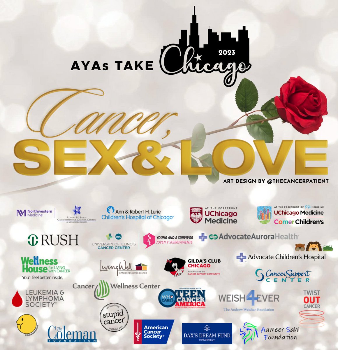 It is #AYAWARE week.  I'm part of an amazing team producing AYAs Take Chicago #AYATC happening tomorrow night. 

Over 200 AYAs will be in the house!  

I ♥️ these people.  #AYACSM