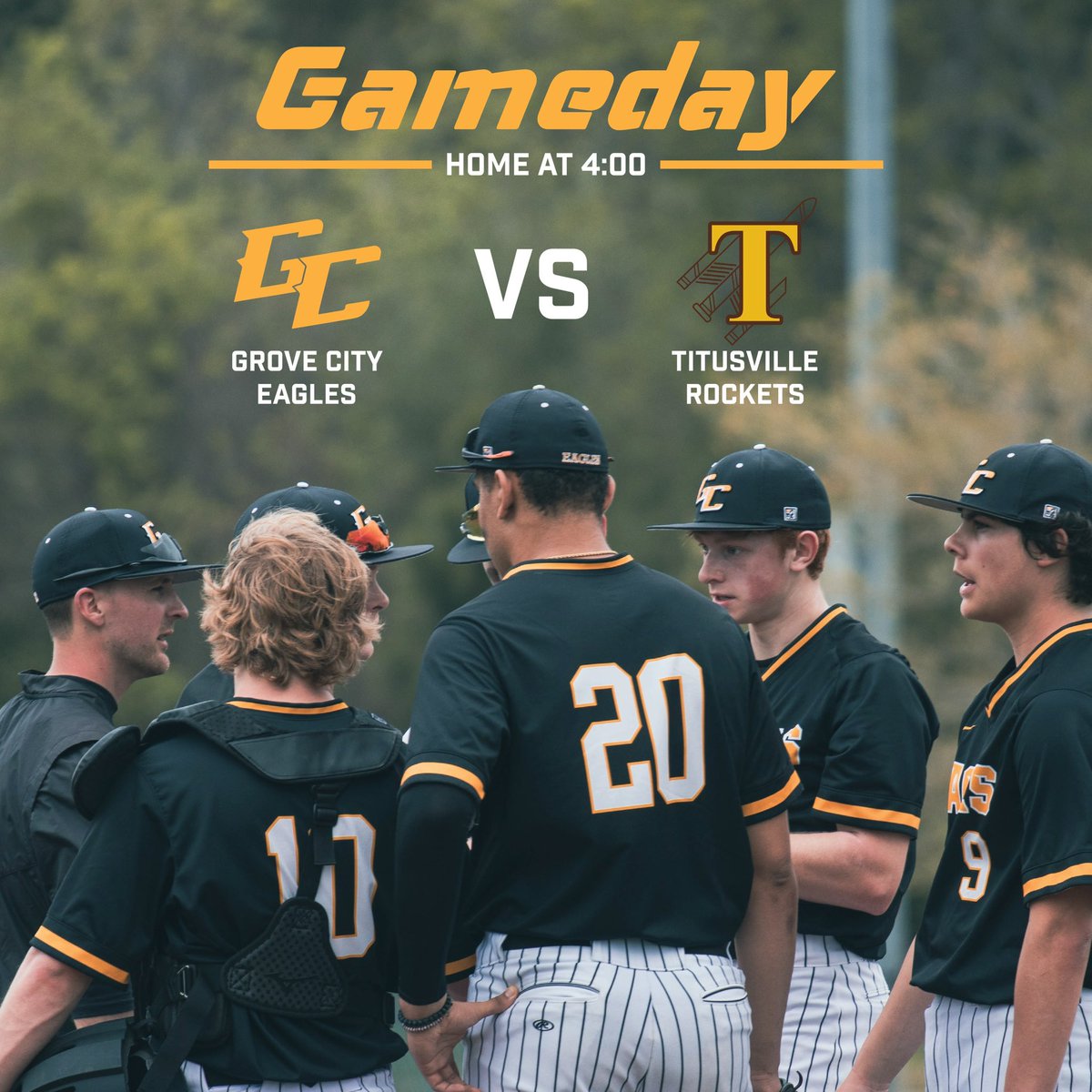 gchsnest1's tweet photo. GAMEDAY AT FORESE FIELD💥💥 

Come watch the Eagles face Titusville today @ 4 ‼️⚾️ Softball plays Mercer @ 4 as well 🥎🥎 JV games to follow!! BE THERE🚨🚨 https://t.co/oeydZLwsnE