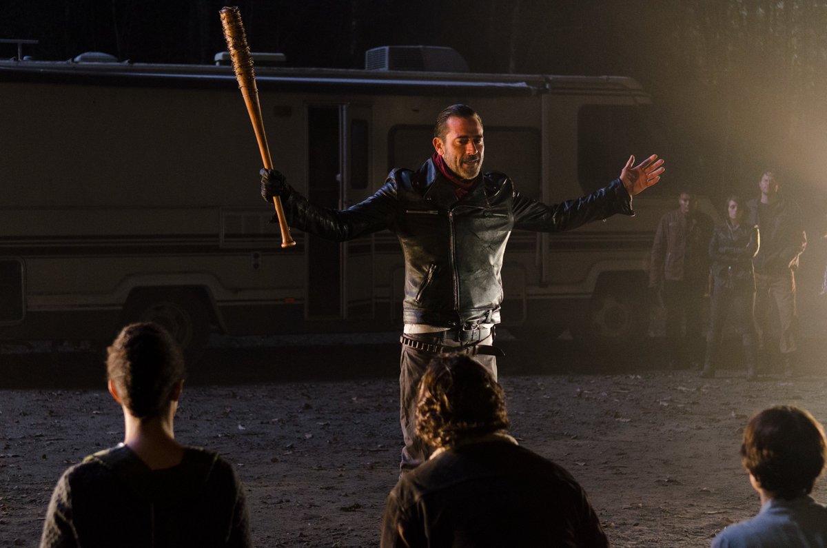 On this day in 2016, Negan made his first appearance on <a href="/WalkingDead_AMC/">The Walking Dead</a>.