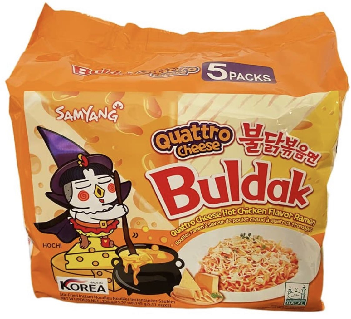 saoributler's tweet photo. Far less spicy than the regular kind???? I can literally feel my guts on FIRE. I never even add all the spicy sauce!!!! I am going to be bed ridden tonight https://t.co/mVy0Q0tV8J