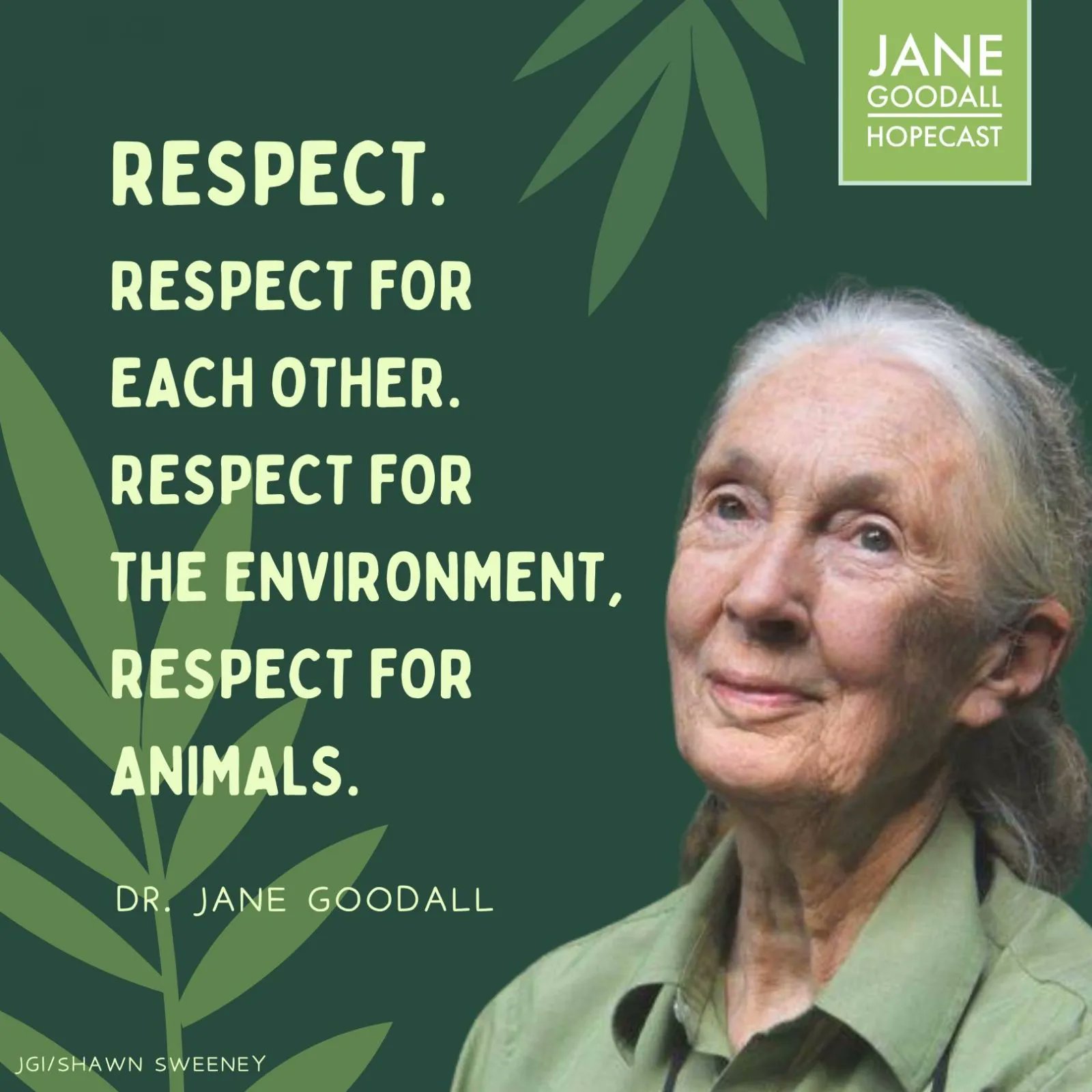 Happy Birthday, Dr. Jane Goodall! Thanks for all you do. 