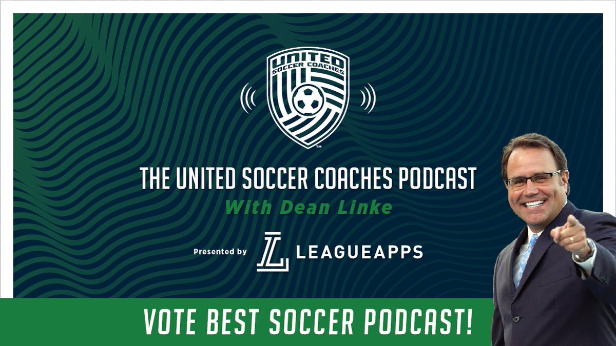 United Soccer Coaches Podcast Host <a href="/DeanCLinke/">Dean Linke</a> wants YOU to vote for us in the Soccer Category of the 2023 Sports Podcast Awards! 

The voting deadline is Thursday, April 6, 2023.

➡️ sportspodcastgroup.com/.../best-socce…