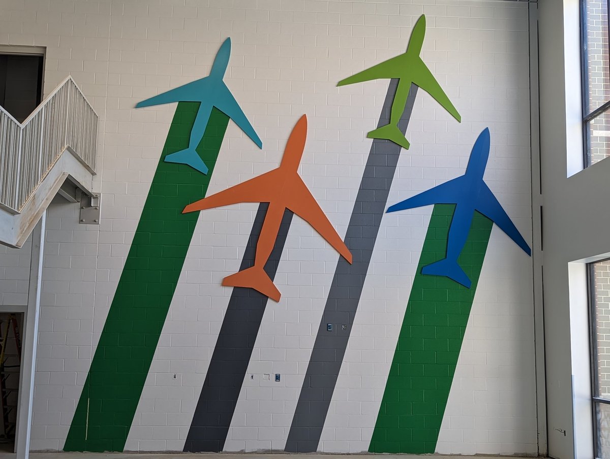 Thanks <a href="/AviatorBizOps/">Sycamore Business Operations</a> for the tour and update of the new <a href="/SycamoreJrHigh/">Sycamore Jr High</a> today. Great progress - can't wait for staff and students to experience this finished place in the fall! #WeAreAviators