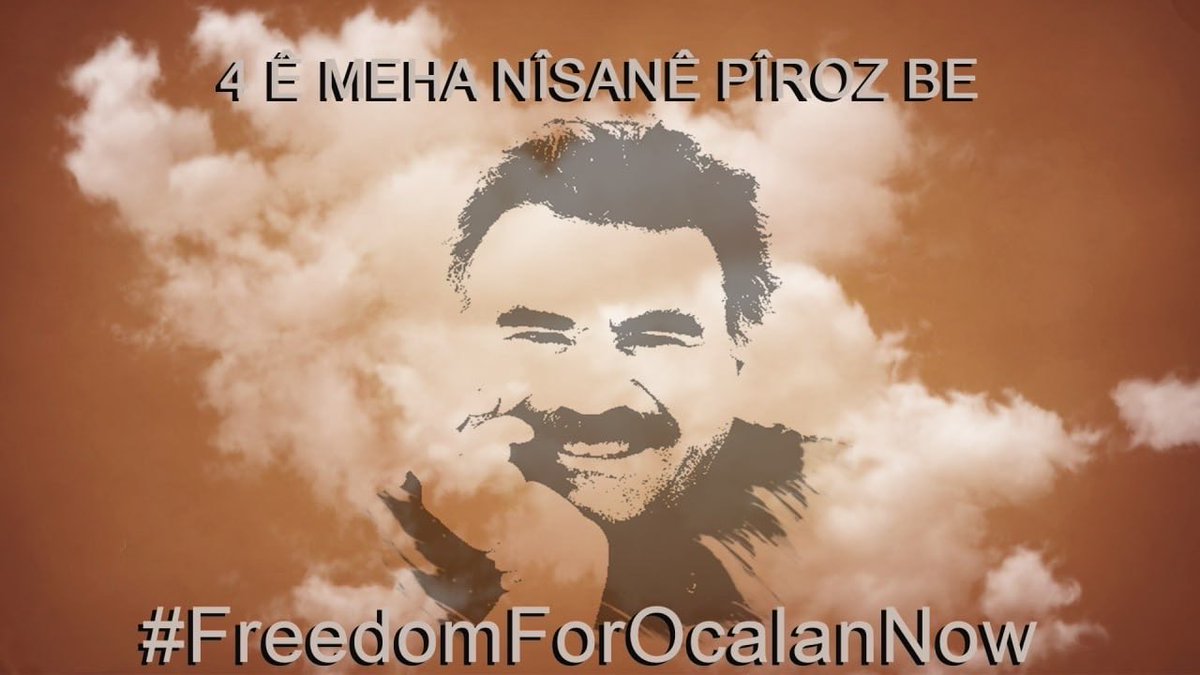 Nudagulbihar's tweet photo. Kördüğüm olmuş bir toplumu çözüyor,sizin için bitmiş bir tarihi yeniden başlatıyoruz. Önderlik    @UN  
@coe  
@CoE_CPT 
#FreedomForOcalanNow https://t.co/fIo1zlvzxo