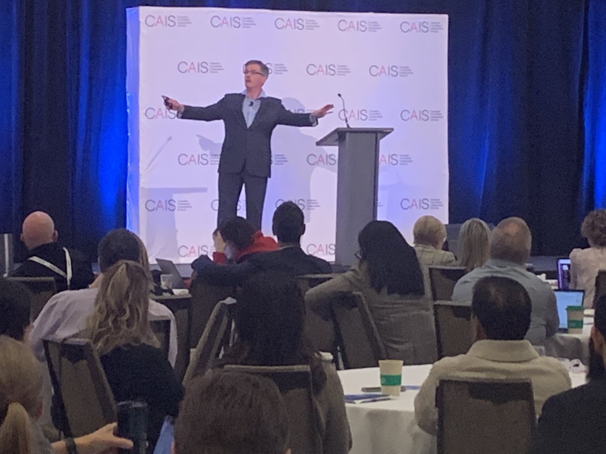 david_di_toront's tweet image. Very fortunate to have Peter Hall, CEO, Econosphere Inc. to present &quot;Here we Slow Again&quot; and engage over 230 operations leaders from across the @CAIS_Schools network at #CAISNLC.  How do we move forward and make decisions given our changing economy?