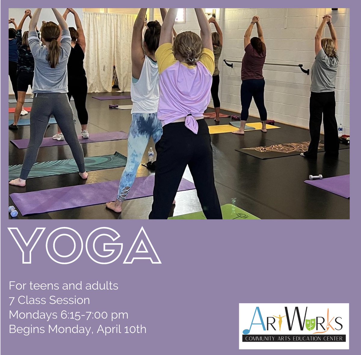 ArtWorksRC's tweet photo. NEW Spring Session Classes Beginning Next Week!
Visit https://t.co/PpuEilR7sf to learn more and to register for classes! https://t.co/cscscljDgF