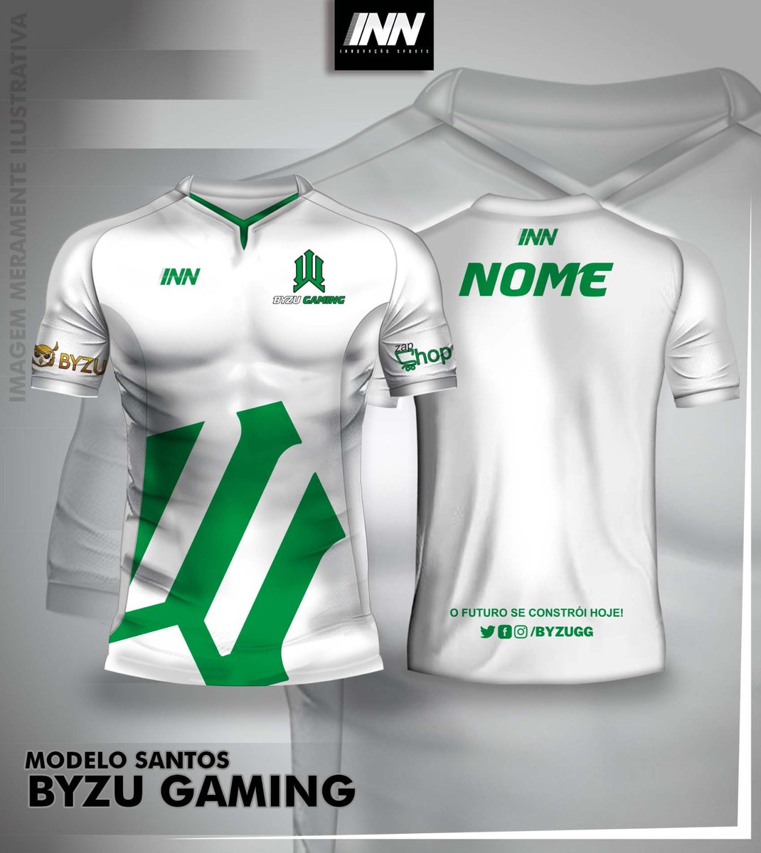 Byzugg's tweet photo. Nosso uniforme está quase pronto, logo logo está chegando 🤍💚😍 Solicitamos a principio na cor preta. Agora temos o modelo em branco também! https://t.co/ivqDlstOPF
