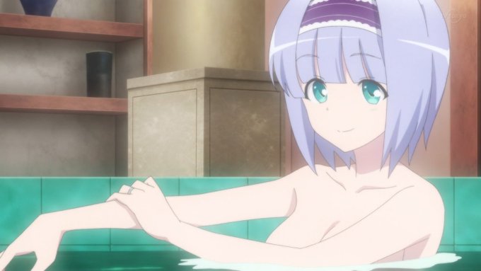 2017年7月に放送され全世界に衝撃を与えた異世界はスマートフォンとともに。が2になって帰ってきました6年も経つとこの手合いの異世界なろうアニメもアホみたいに増えたものですそれはそれとして1話から素晴らしい大きさの大きい全裸入浴おっぱいがえちえちすぎたので神回で良いと思います#イセスマ 