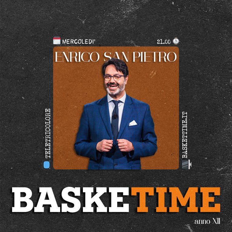 BaskeTimeRE's tweet photo. Puntata speciale, quella che andrà in onda MERCOLEDÌ 📆
Sarà nostro ospite il vice presidente e socio biancorosso Enrico San Pietro!
Con lui parleremo della vittoria contro Scafati e della serrata lotta e non solo.
Segnatevi il cambio di giornata, per questa settimana: MERCOLEDÌ! https://t.co/ixfvHMuNER