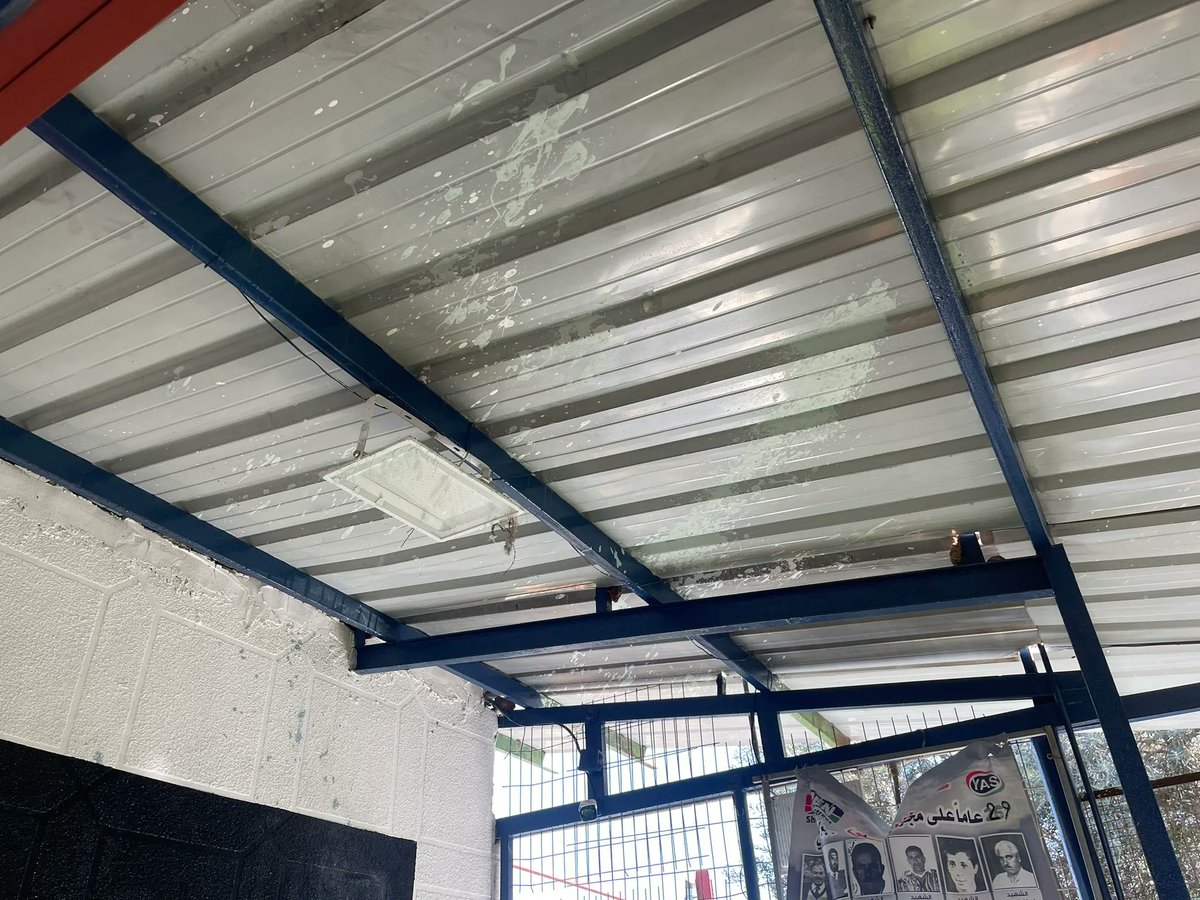 Our field office in #Hebron was vandalized today by neighboring Israeli settlers with paint. These hateful attacks happen frequently despite our attempts to protect the house by installing fences. We fear more vandalism and assaults will follow in these difficult times.