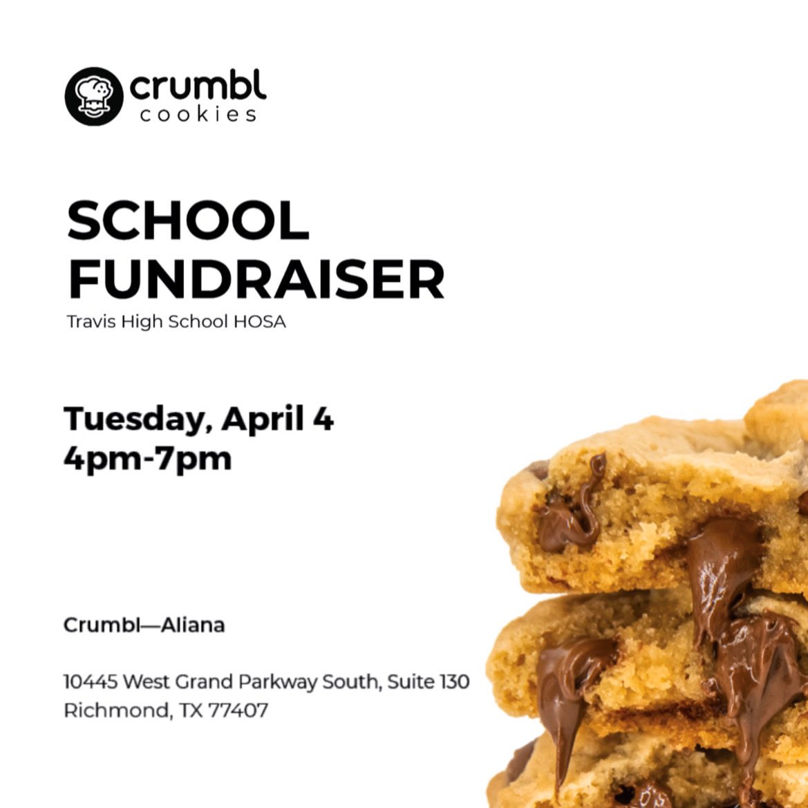 Come out to support and be sure to mention travis HOSA at the register!!